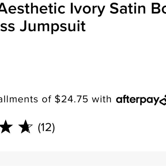 Brand New with Tag White Bow Jumpsuit XS - Picture 5 of 5